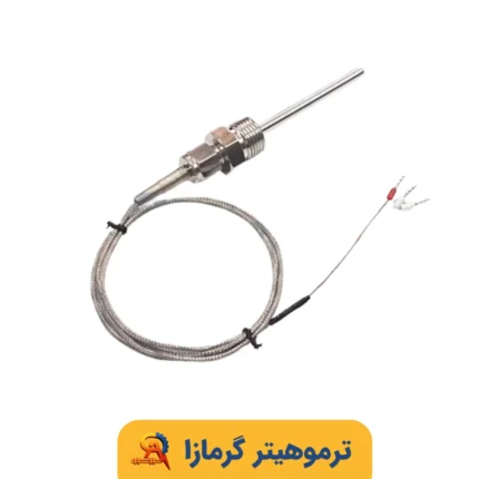 سنسور دما pt100 قطر ۲ میلیمتر