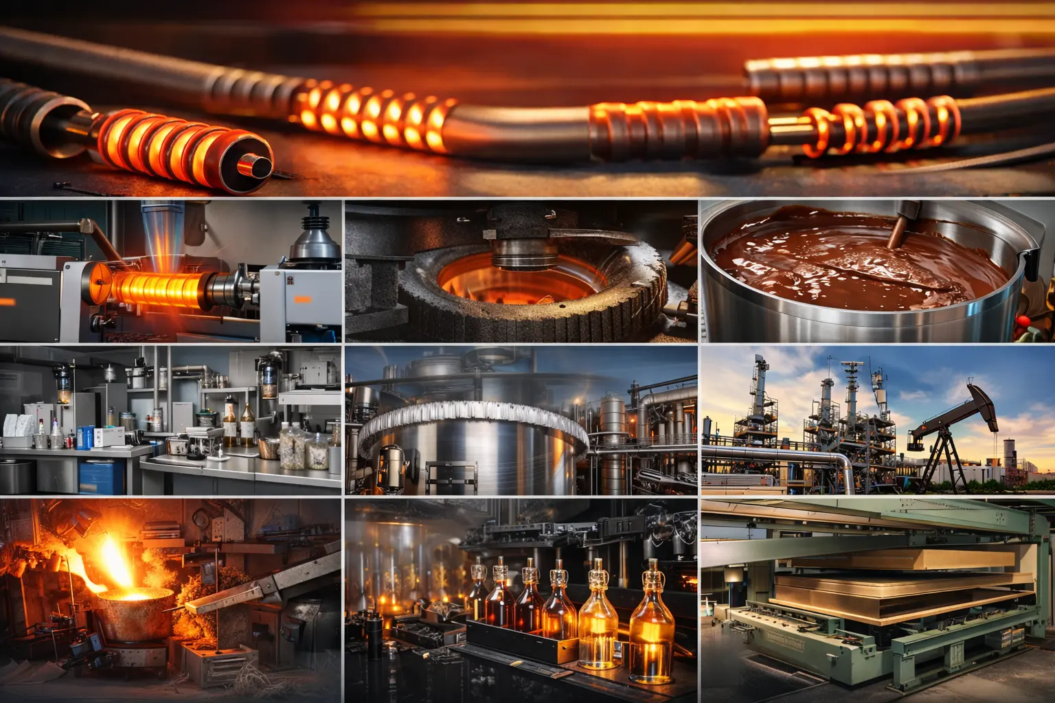 کاربردهای المنت کویل هیتر صنعتی