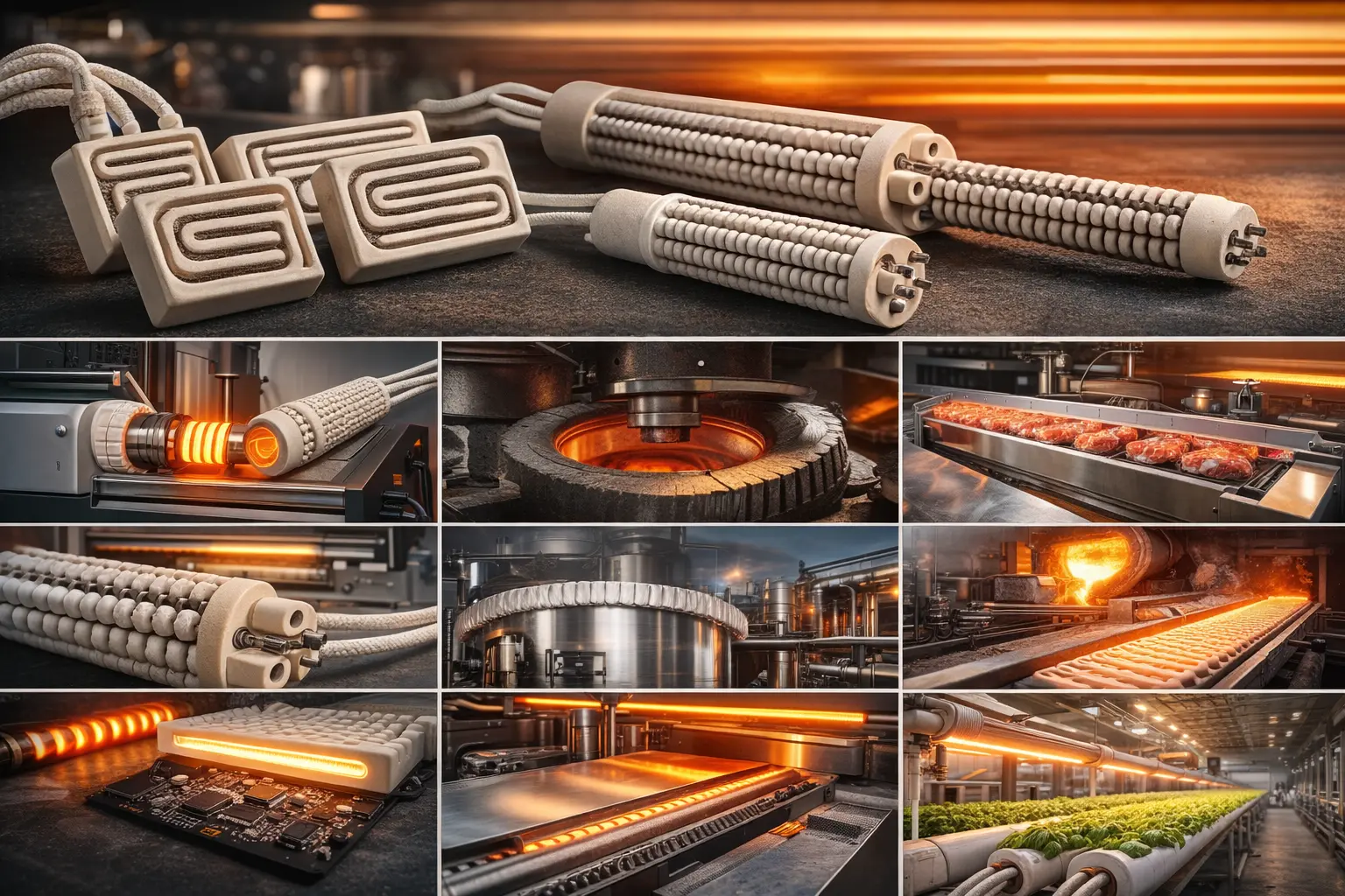 کاربردهای المنت سرامیکی صنعتی