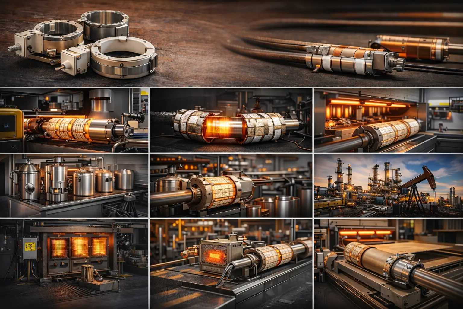 کاربردهای المنت تسمه ای صنعتی