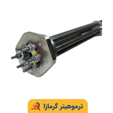 المنت فلنج دار ضد اسید 4500 وات 50 سانتیمتری استیل 316