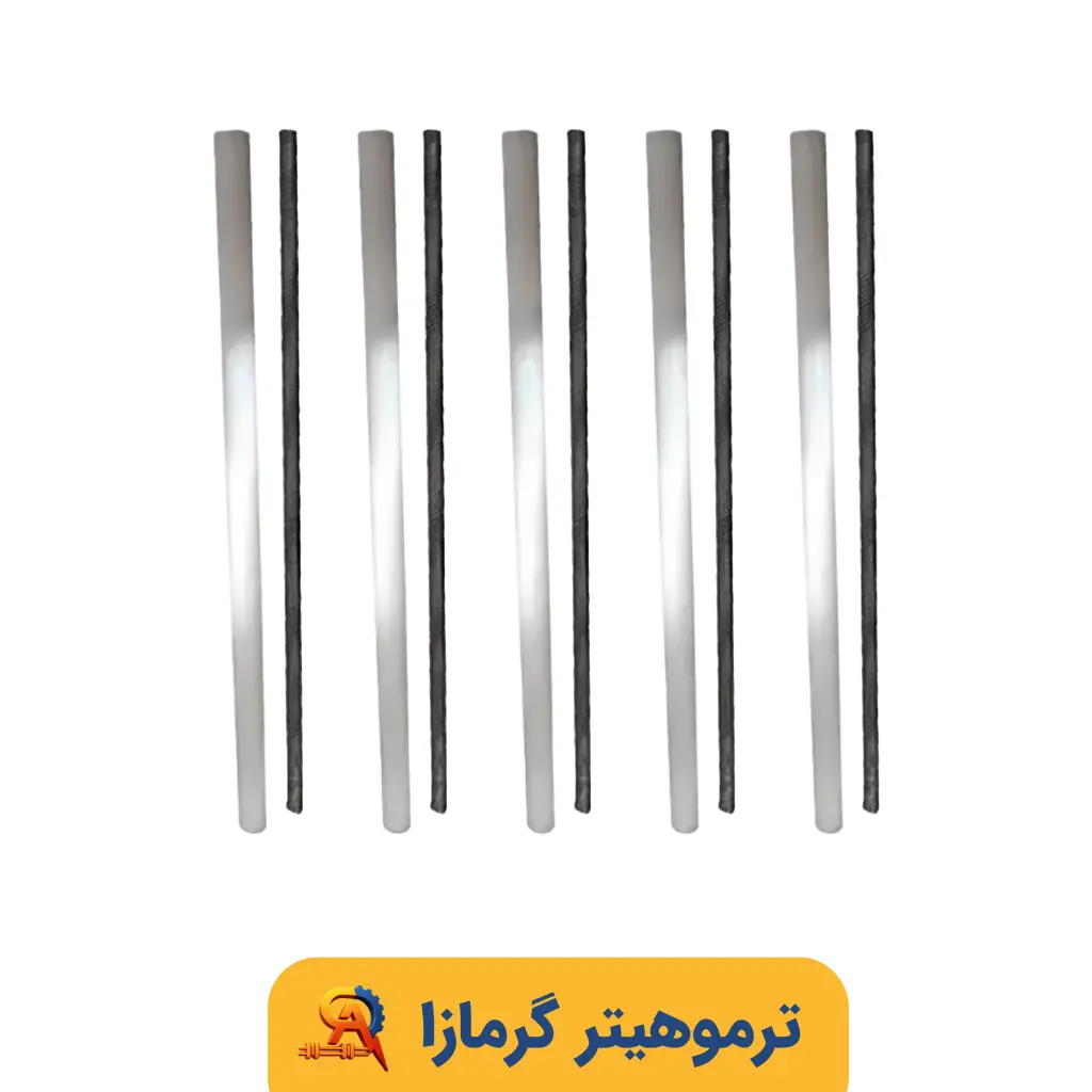 المنت 40 سانتی شیشه ای قطر 12 میلی متر المنت 40 سانتی شیشه ای قطر 12 میلی متر